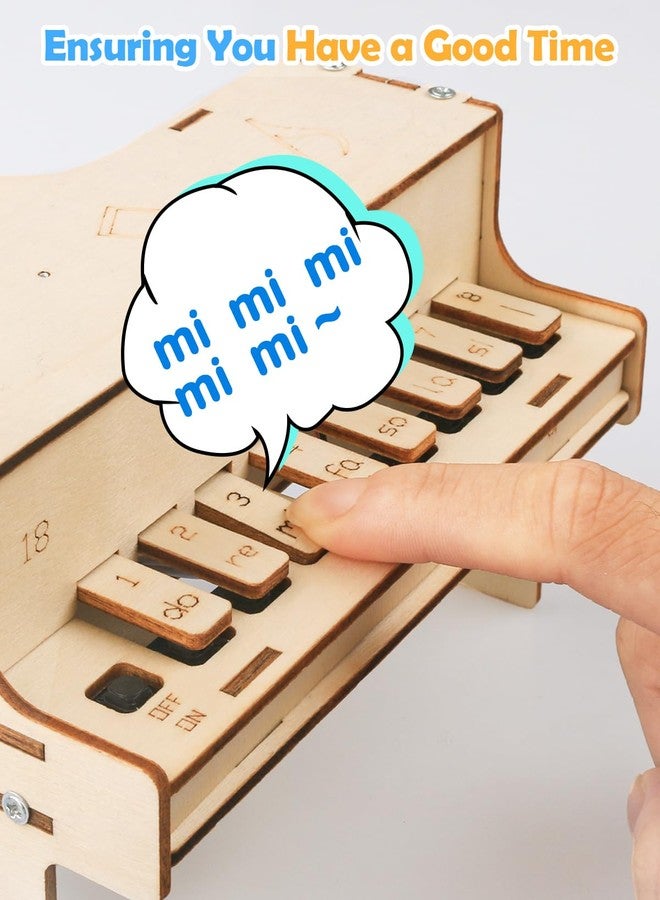 بوراكسي ألعاب بوراكسي التعليمية (STEM) للبنات من عمر 8 إلى 12 سنة، بيانو قابل للعزف، ألغاز خشبية ثلاثية الأبعاد، مجموعات حرفية للبنات من عمر 8 إلى 16 سنة، مجموعات علمية للأطفال من عمر 12 إلى 14 سنة، هدايا عيد الميلاد والكريسماس للأولاد والبنات والمراهقين - Image 5